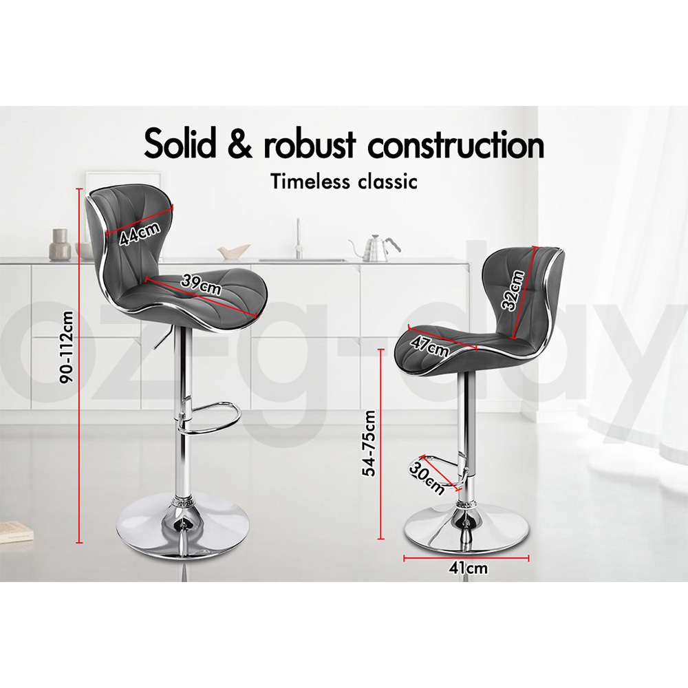 ALFORDSON Bar Stools Kitchen Swivel Dining Chairs Gas Lift Leather/Fabric - Picture 72 of 1,456