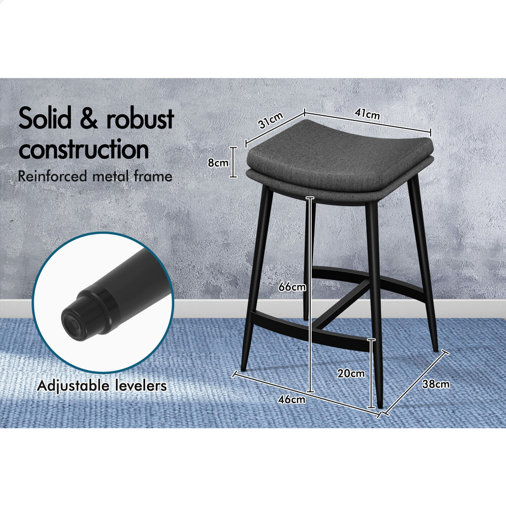 ALFORDSON Bar Stools Kitchen Swivel Gas Lift Wooden Dining Chairs x1/x2/x4 - Picture 1,202 of 1,284