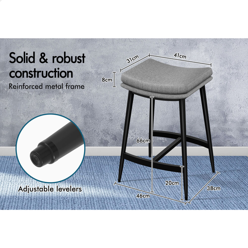 ALFORDSON Bar Stools Kitchen Swivel Gas Lift Wooden Dining Chairs x1/x2/x4 - Picture 1,214 of 1,284