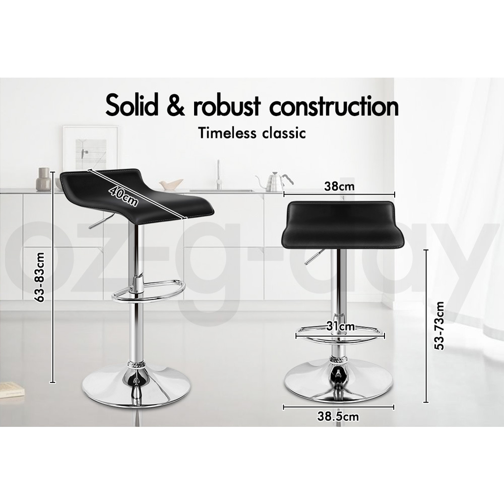ALFORDSON Bar Stools Kitchen Swivel Dining Chairs Gas Lift Leather/Fabric - Picture 1,338 of 1,456