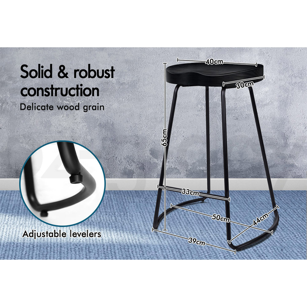 ALFORDSON Bar Stools Kitchen Swivel Gas Lift Wooden Dining Chairs x1/x2/x4 - Picture 38 of 1,152