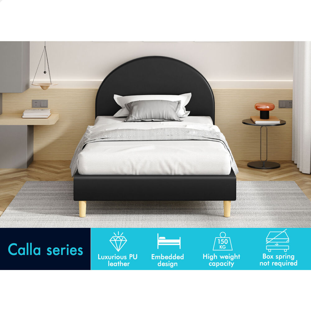 ALFORDSON Bed Frame Queen Double King Single Mattress Base Platform Leather - Picture 48 of 57