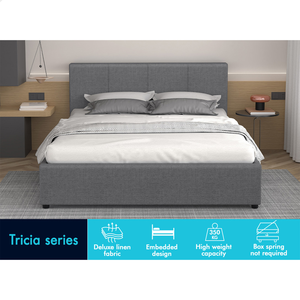 ALFORDSON Bed Frame Queen Double King Single Gas Lift Storage Mattress Base - Picture 92 of 306