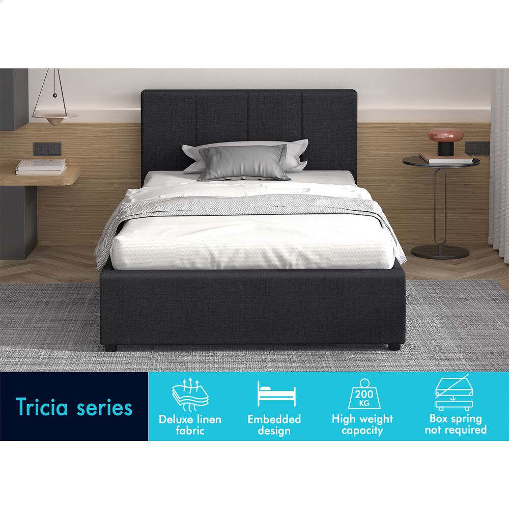 ALFORDSON Bed Frame Queen Double King Single Gas Lift Storage Mattress Base - Picture 140 of 306