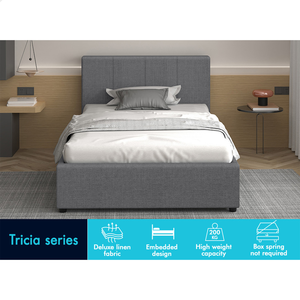 ALFORDSON Bed Frame Queen Double King Single Gas Lift Storage Mattress Base - Picture 152 of 306