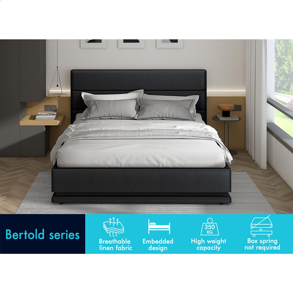 ALFORDSON Bed Frame Queen Double King Single RGB LED Gas Lift Storage Base - Picture 75 of 301