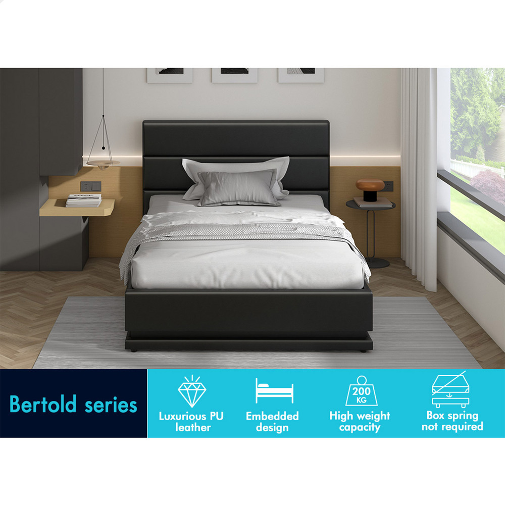 ALFORDSON Bed Frame Queen Double King Single RGB LED Gas Lift Storage Base - Picture 159 of 301