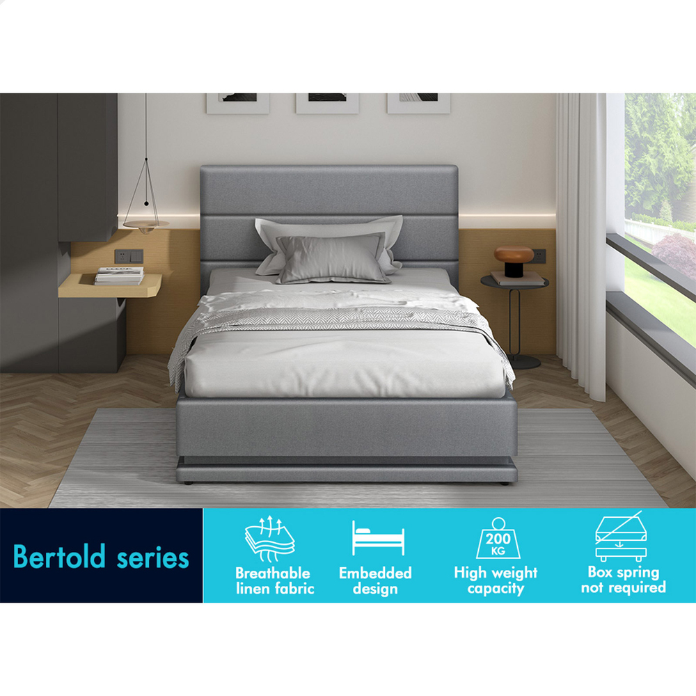 ALFORDSON Bed Frame Queen Double King Single RGB LED Gas Lift Storage Base - Picture 147 of 301