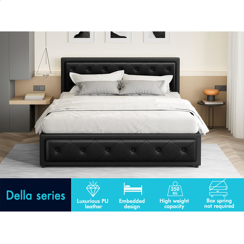 ALFORDSON Bed Frame Queen Double King Single Full Size Gas Lift Storage Base - Picture 75 of 193