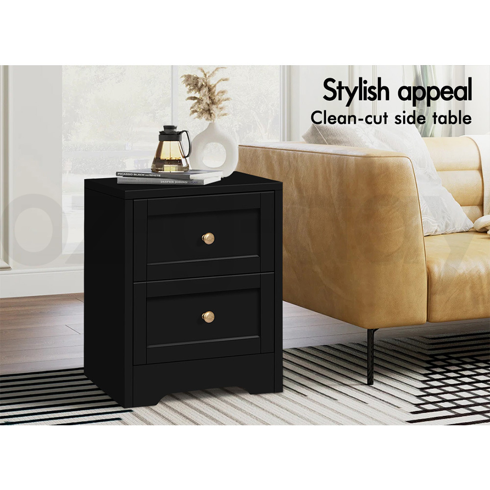 ALFORDSON Bedside Table RGB LED Nightstand 1/2/3 Drawers Side Table Storage - Picture 213 of 521