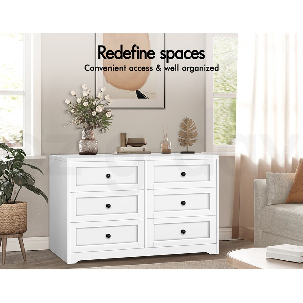 ALFORDSON Chest of Drawers Hamptons Storage Cabinet Dresser Tallboy Buffet - Picture 53 of 154