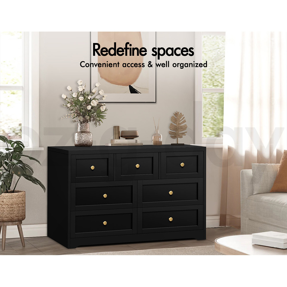 ALFORDSON Chest of Drawers Hamptons Storage Cabinet Dresser Tallboy Buffet - Picture 64 of 154