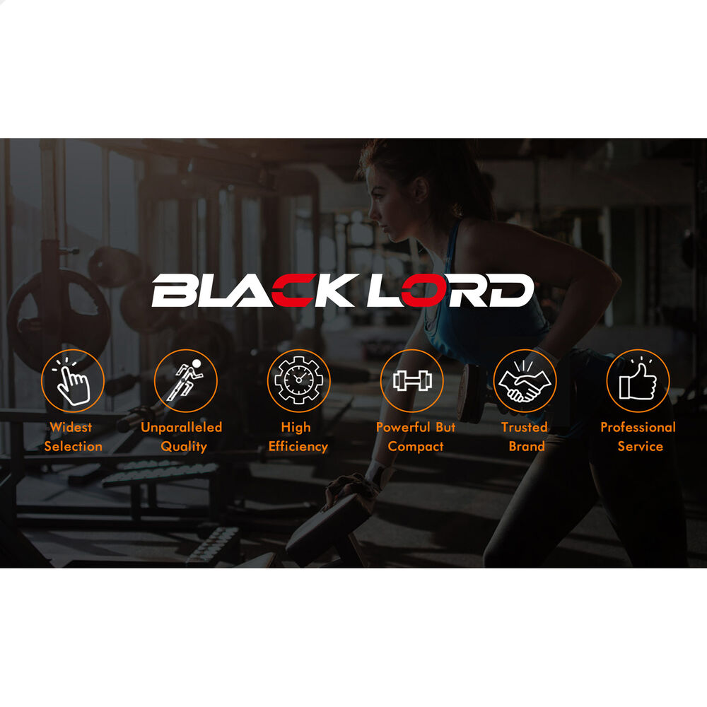 BLACK LORD 20kg 40kg Dumbbell Set Adjustable Barbell Kettlebell Home Gym Fitness - Picture 58 of 63