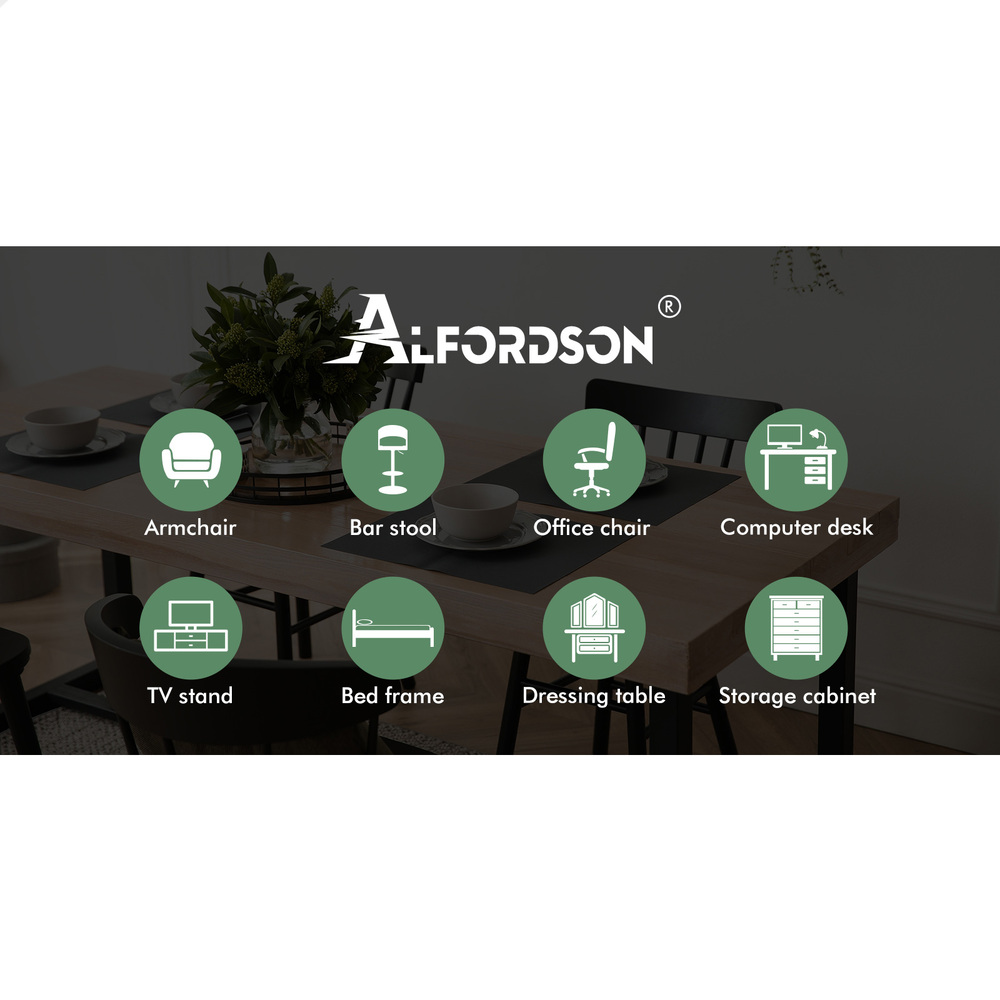 ALFORDSON 2x/4x Dining Chair Kitchen Padded Diamond Tufted Velvet Leather Fabric - Picture 92 of 114