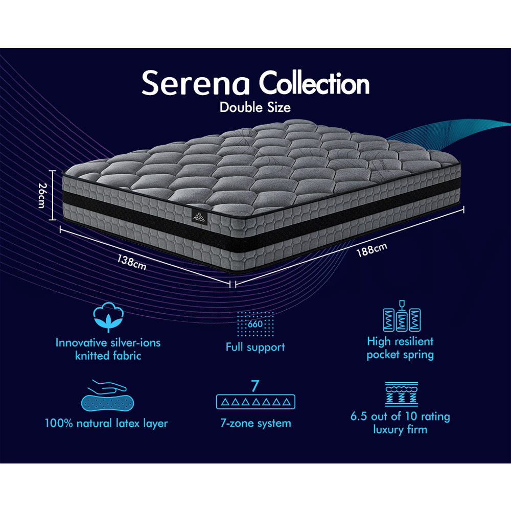 STARRY EUCALYPT Mattress Euro Top Memory Foam Bed Queen Double King Single - Picture 60 of 318