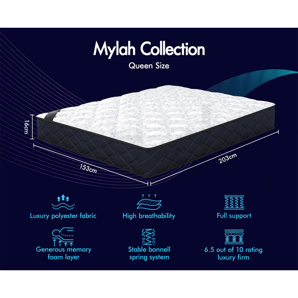STARRY EUCALYPT Mattress Euro Top Memory Foam Bed Queen Double King Single - Picture 208 of 318