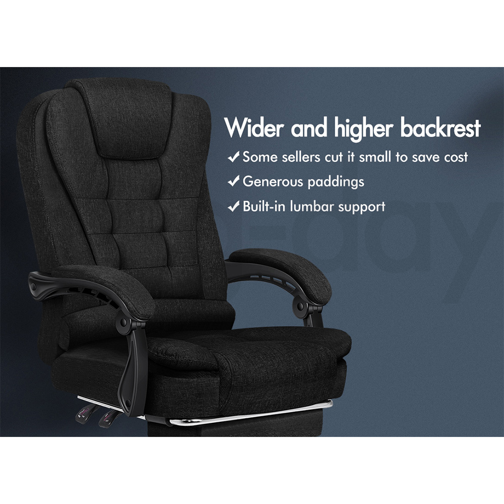 ALFORDSON Office Chair Mesh Executive Gaming Seat Leather Fabric Racing Tilt - Picture 506 of 1,188