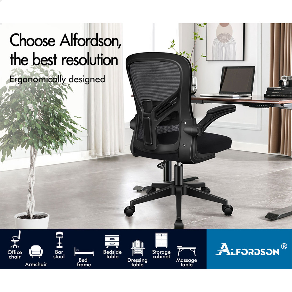 ALFORDSON Mesh Office Chair Executive Computer Fabric Seat Study Work Gaming - Picture 188 of 252