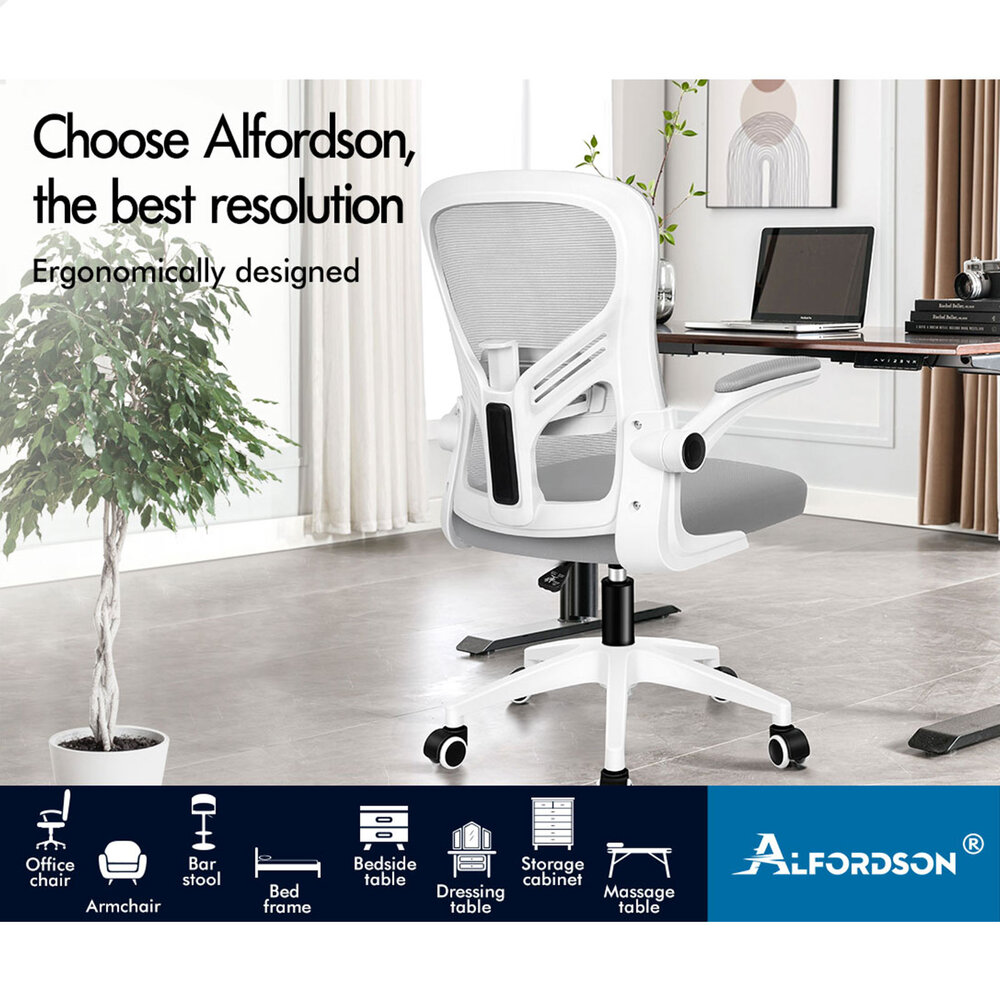 ALFORDSON Mesh Office Chair Executive Computer Fabric Seat Study Work Gaming - Picture 210 of 252
