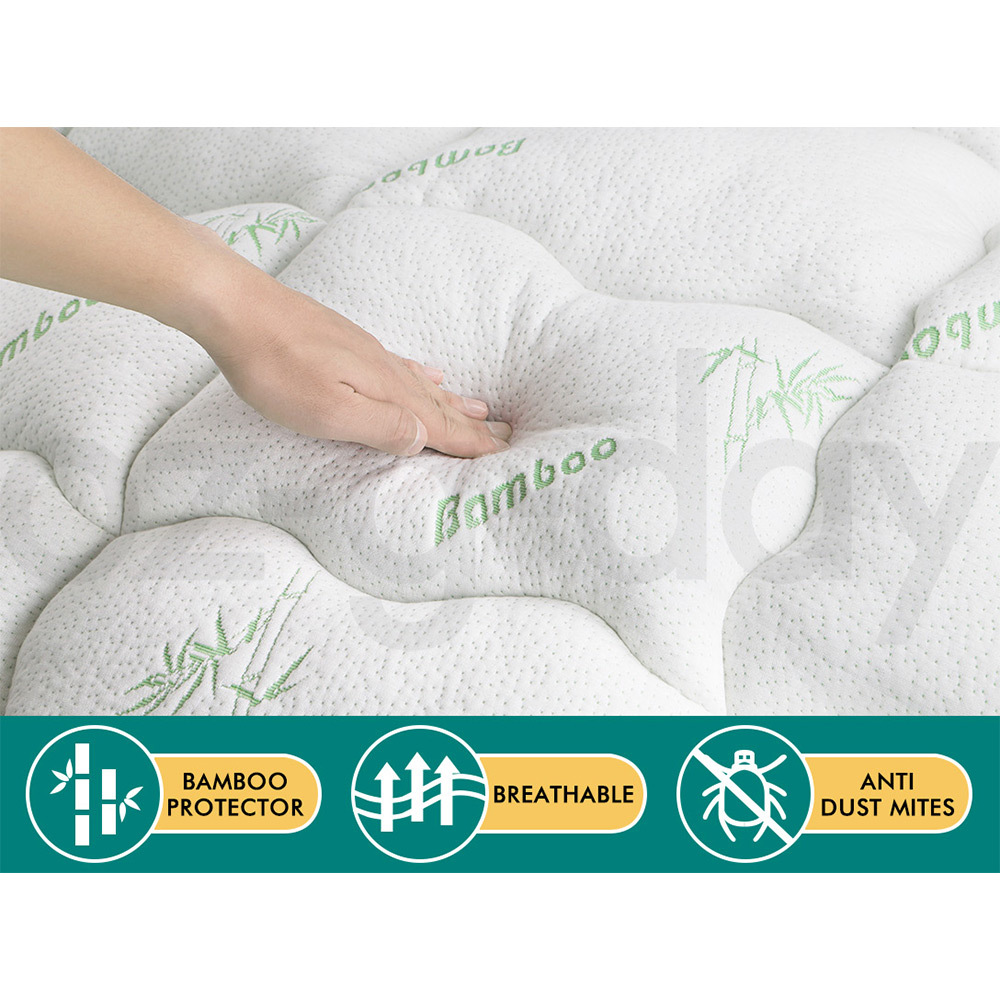 STARRY EUCALYPT Mattress Topper Pillowtop Luxury Bedding Mat Cover All Sizes 7cm - Picture 6 of 244