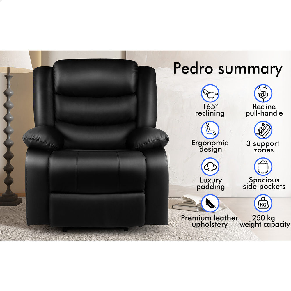 ALFORDSON Recliner Chair Armchair Power Lift Heated Massage Lounge Sofa Couch - Picture 54 of 72