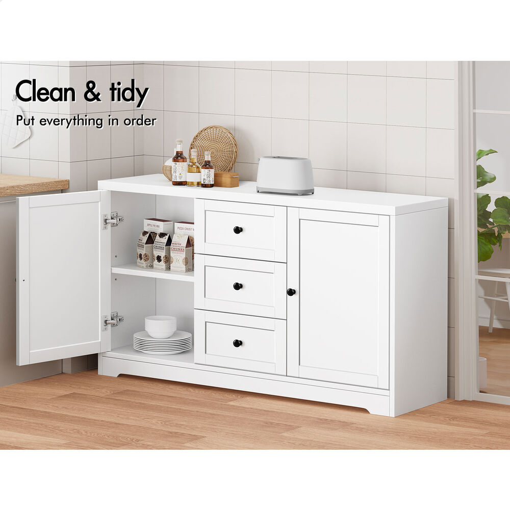 ALFORDSON Buffet Sideboard Cupboard Cabinet Storage Kitchen Hallway Doors Drawer - Picture 206 of 240