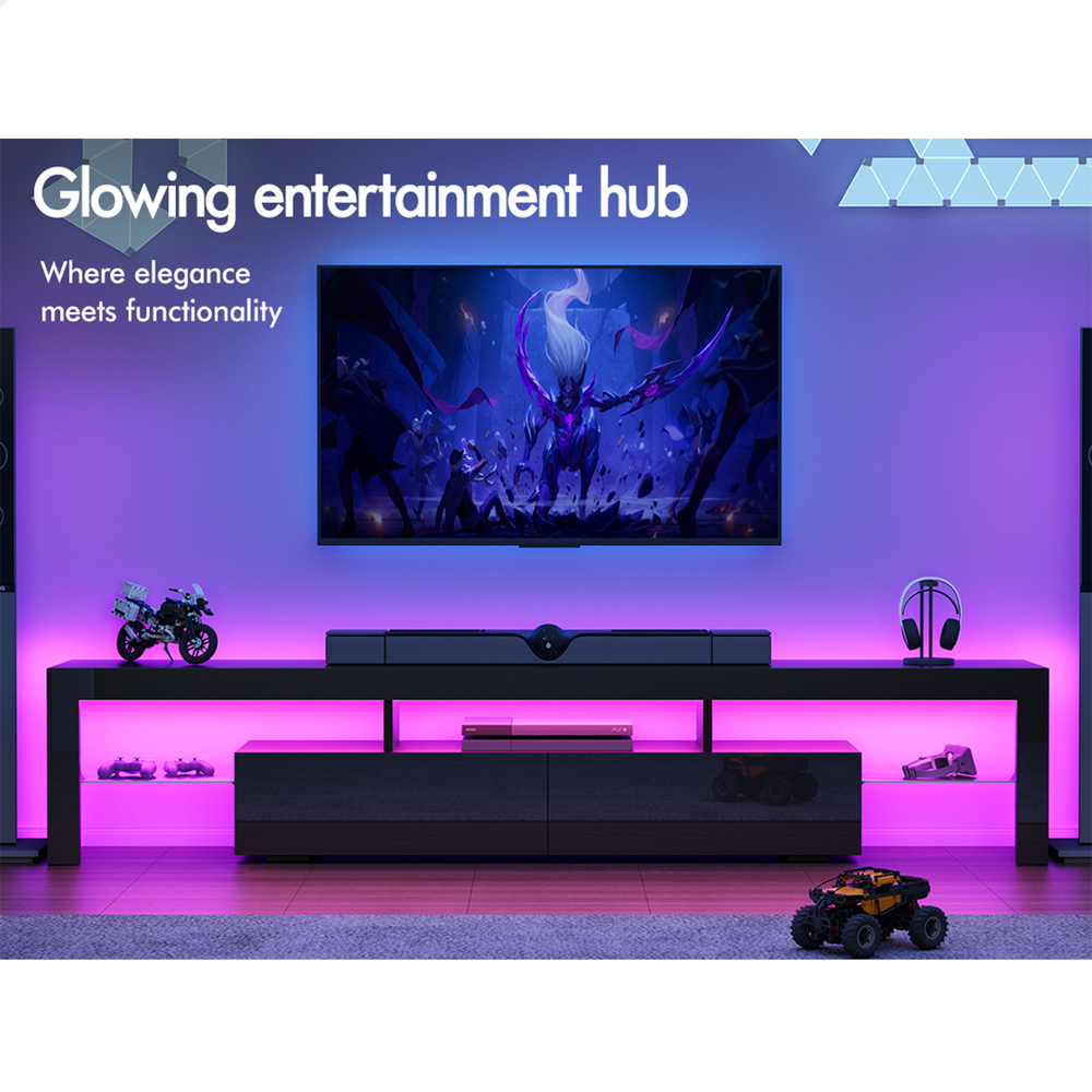 ALFORDSON Entertainment Unit TV Cabinet Stand Storage Drawer RGB LED Gloss - Picture 86 of 228