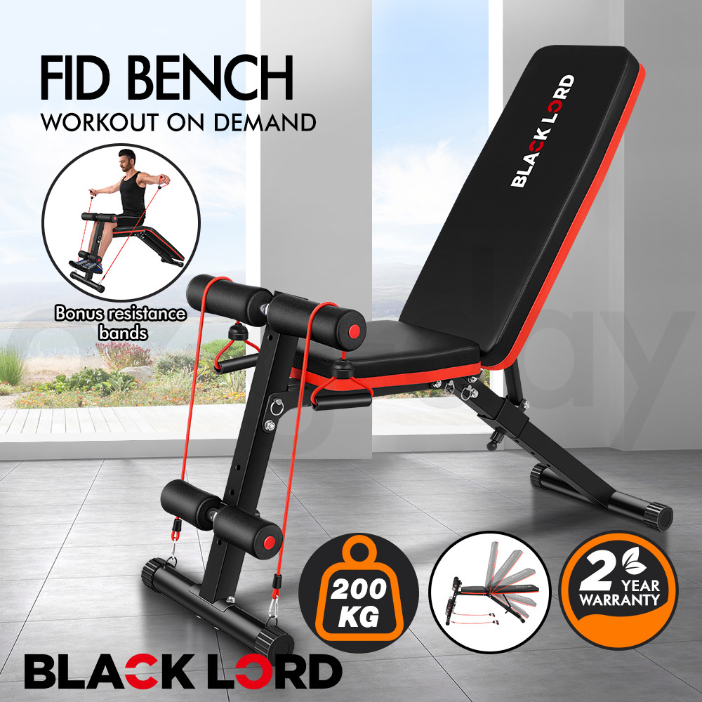 BLACK LORD Weight Bench With Adjustable Dumbbell Set Weight Lifting Home Gym - Picture 23 of 555