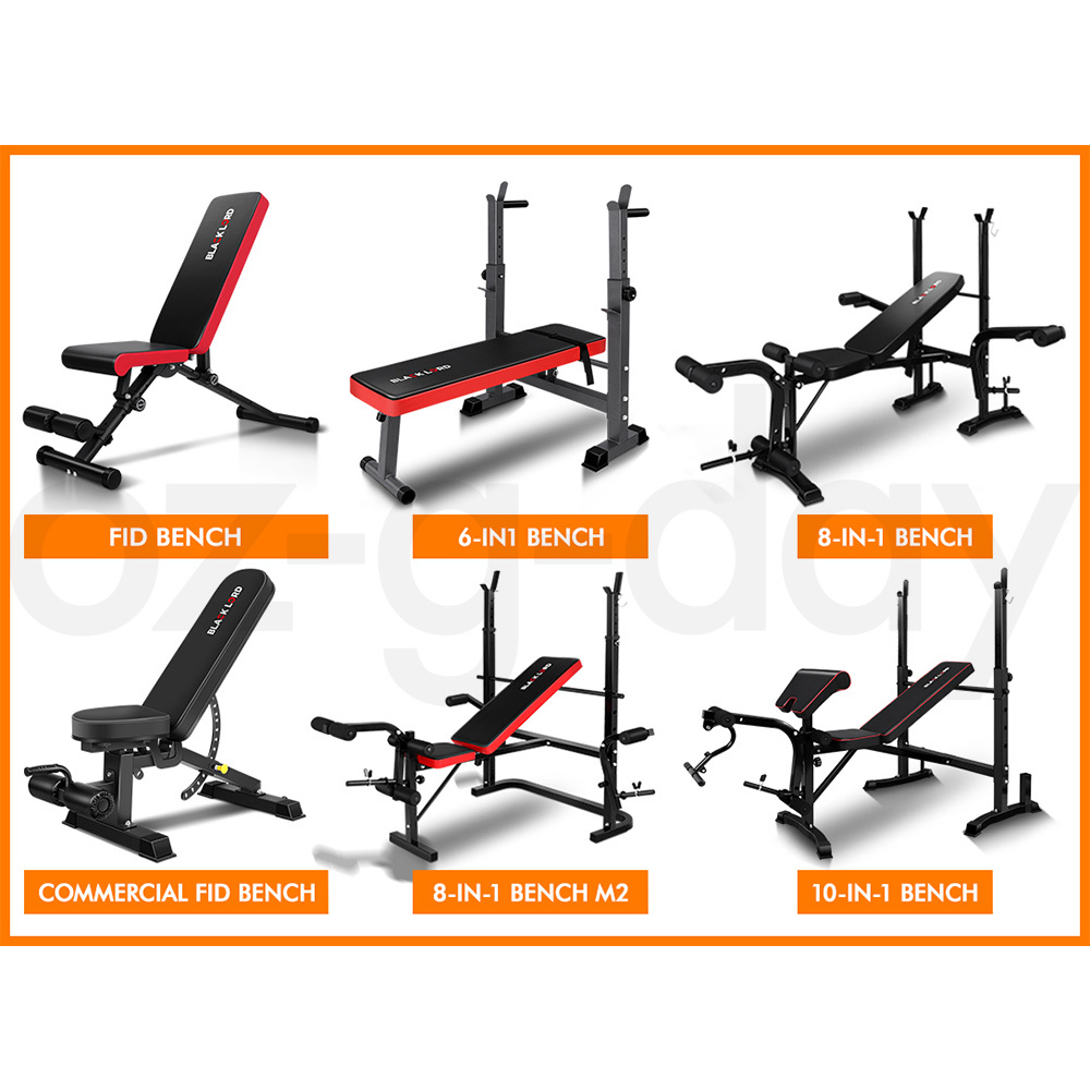 BLACK LORD Weight Bench With Adjustable Dumbbell Set Weight Lifting Home Gym - Picture 5 of 555