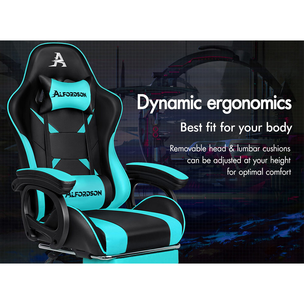 Gaming hotsell chair cyan