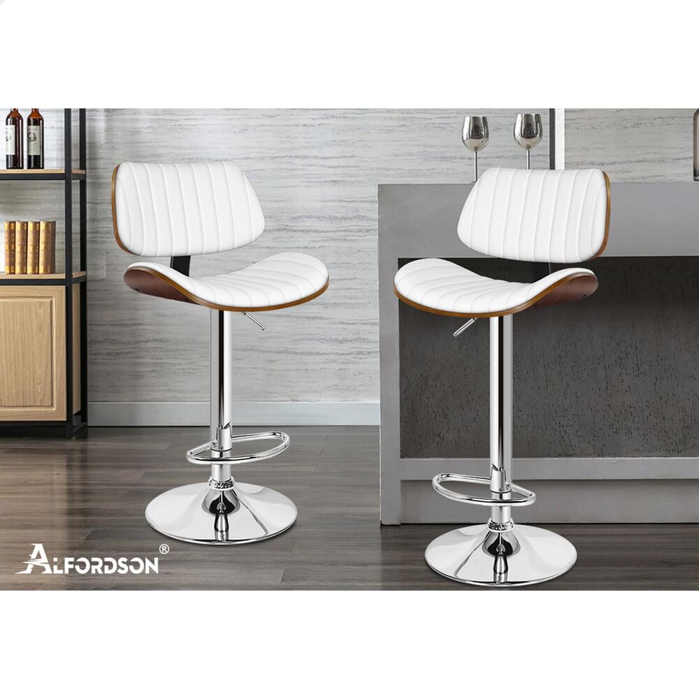 ALFORDSON Bar Stools Kitchen Swivel Dining Chairs Gas Lift Leather/Fabric - Picture 1,135 of 1,456