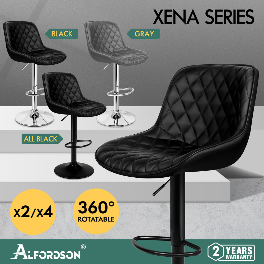 ALFORDSON Bar Stools Kitchen Swivel Dining Chairs Gas Lift Leather/Fabric - Picture 20 of 1,456