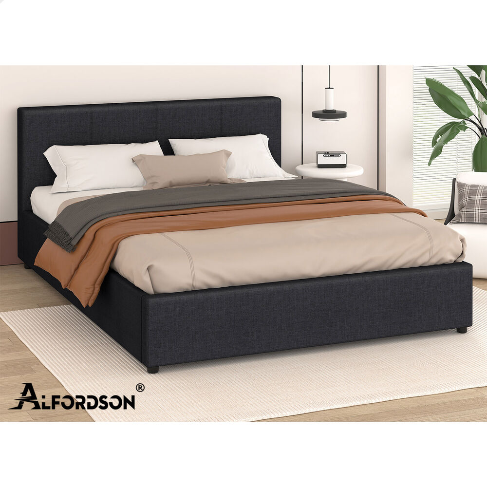 ALFORDSON Bed Frame Queen Double King Single Gas Lift Storage Mattress Base - Picture 29 of 306