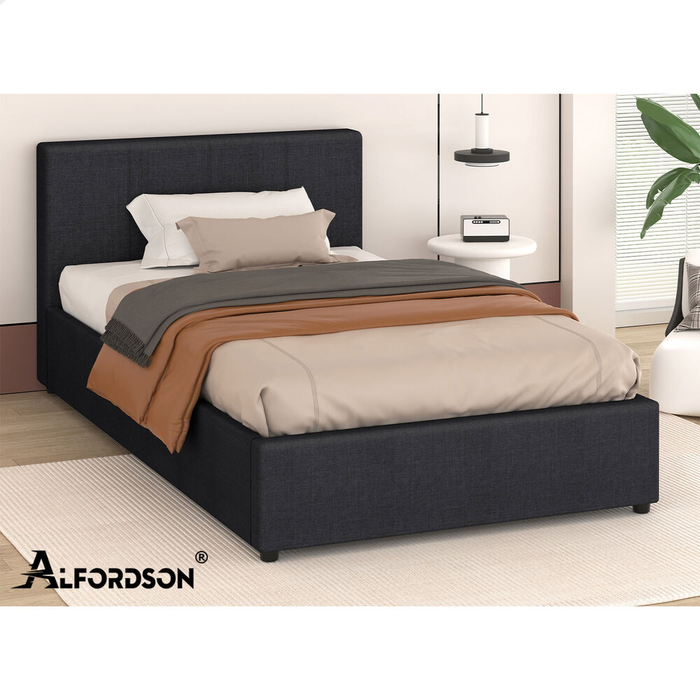 ALFORDSON Bed Frame Queen Double King Single Gas Lift Storage Mattress Base - Picture 149 of 306