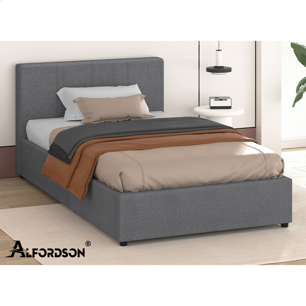 ALFORDSON Bed Frame Queen Double King Single Gas Lift Storage Mattress Base - Picture 161 of 306
