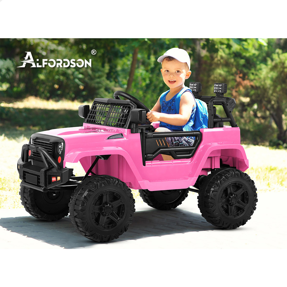 ALFORDSON Kids Ride On Car Toy Jeep Electric 12V 70W Motors R/C LED Lights MP3 - Picture 24 of 49