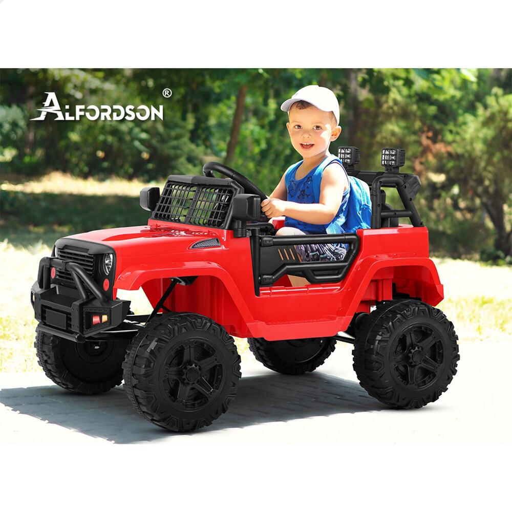 ALFORDSON Kids Ride On Car Toy Jeep Electric 12V 70W Motors R/C LED Lights MP3 - Picture 36 of 49
