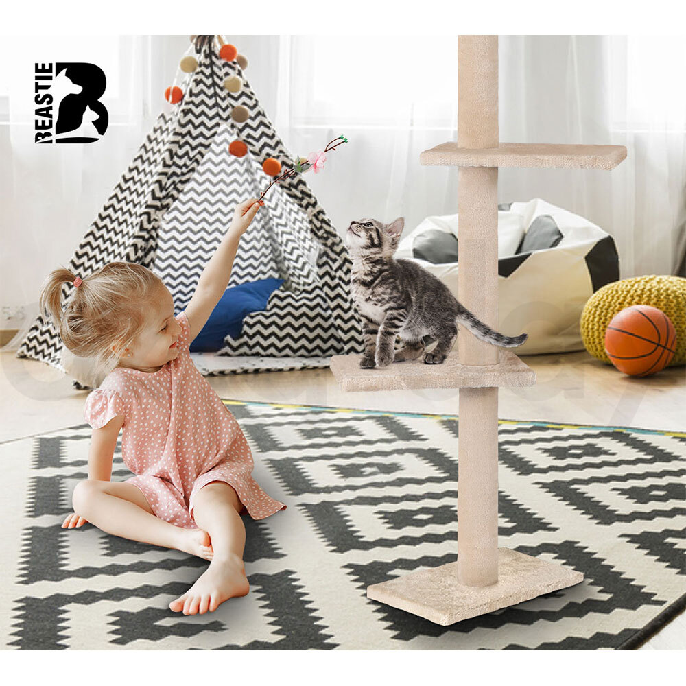 BEASTIE Cat Tree Scratching Post Scratcher Tower Condo House Furniture Bed Stand - Picture 363 of 474