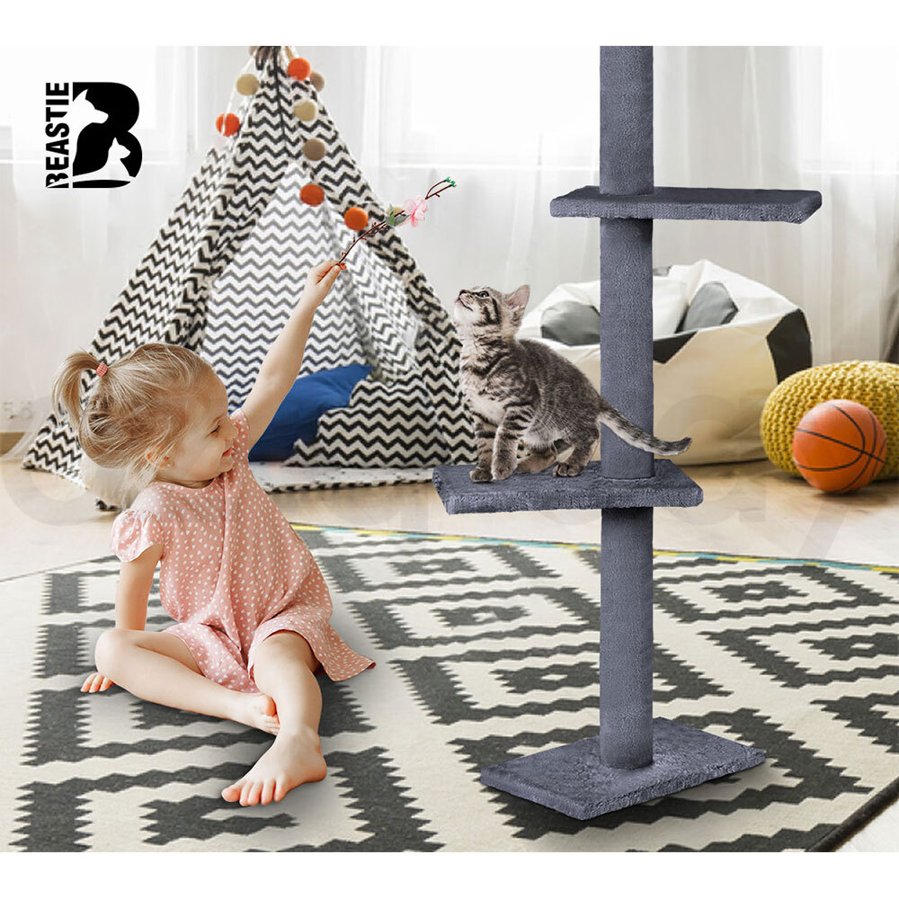BEASTIE Cat Tree Scratching Post Scratcher Tower Condo House Furniture Bed Stand - Picture 387 of 474