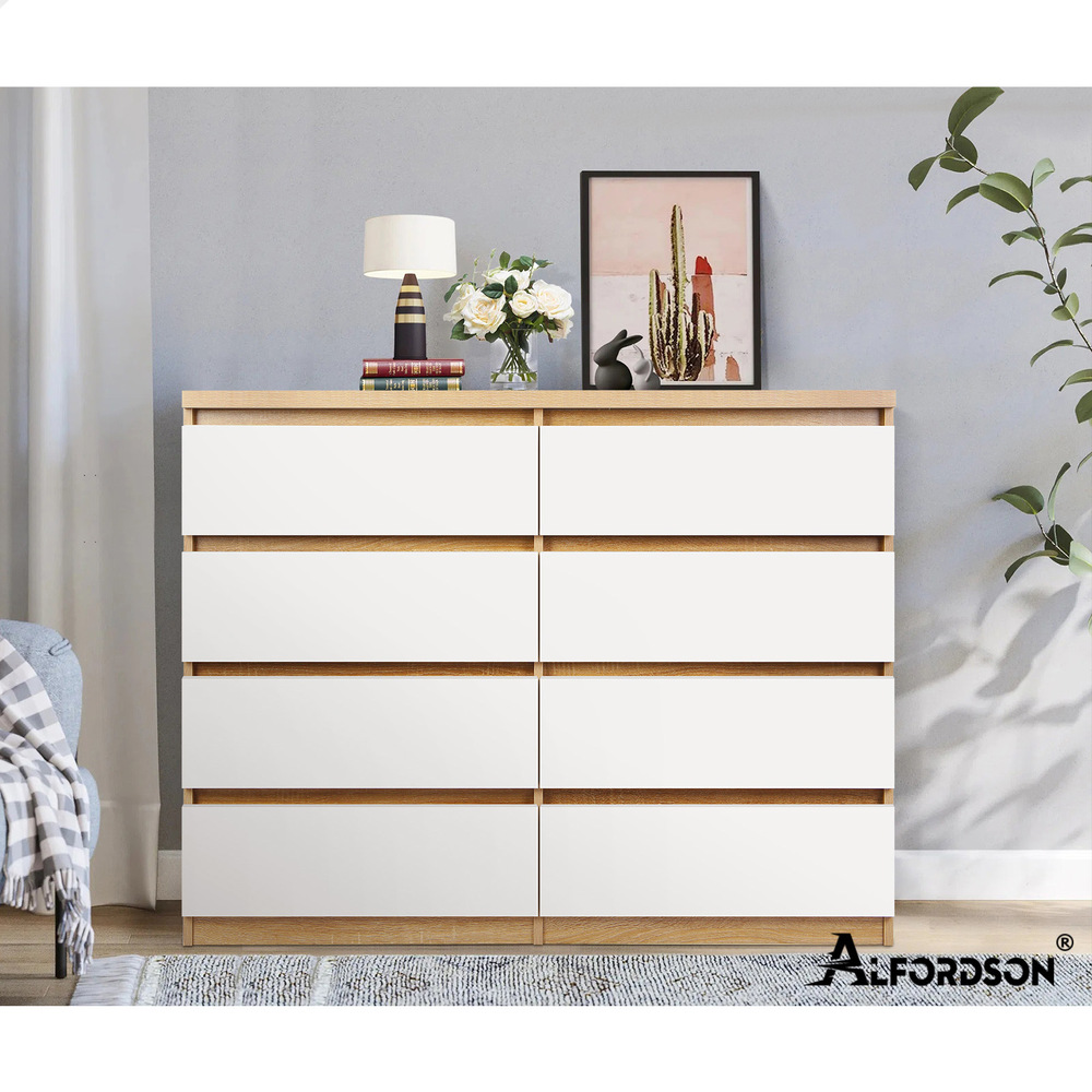 ALFORDSON Chest of Drawers Hamptons Storage Cabinet Dresser Tallboy Buffet - Picture 17 of 154