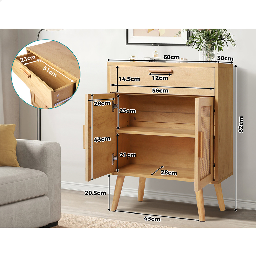 ALFORDSON Chest of Drawers Hamptons Storage Cabinet Dresser Tallboy Buffet - Picture 117 of 154