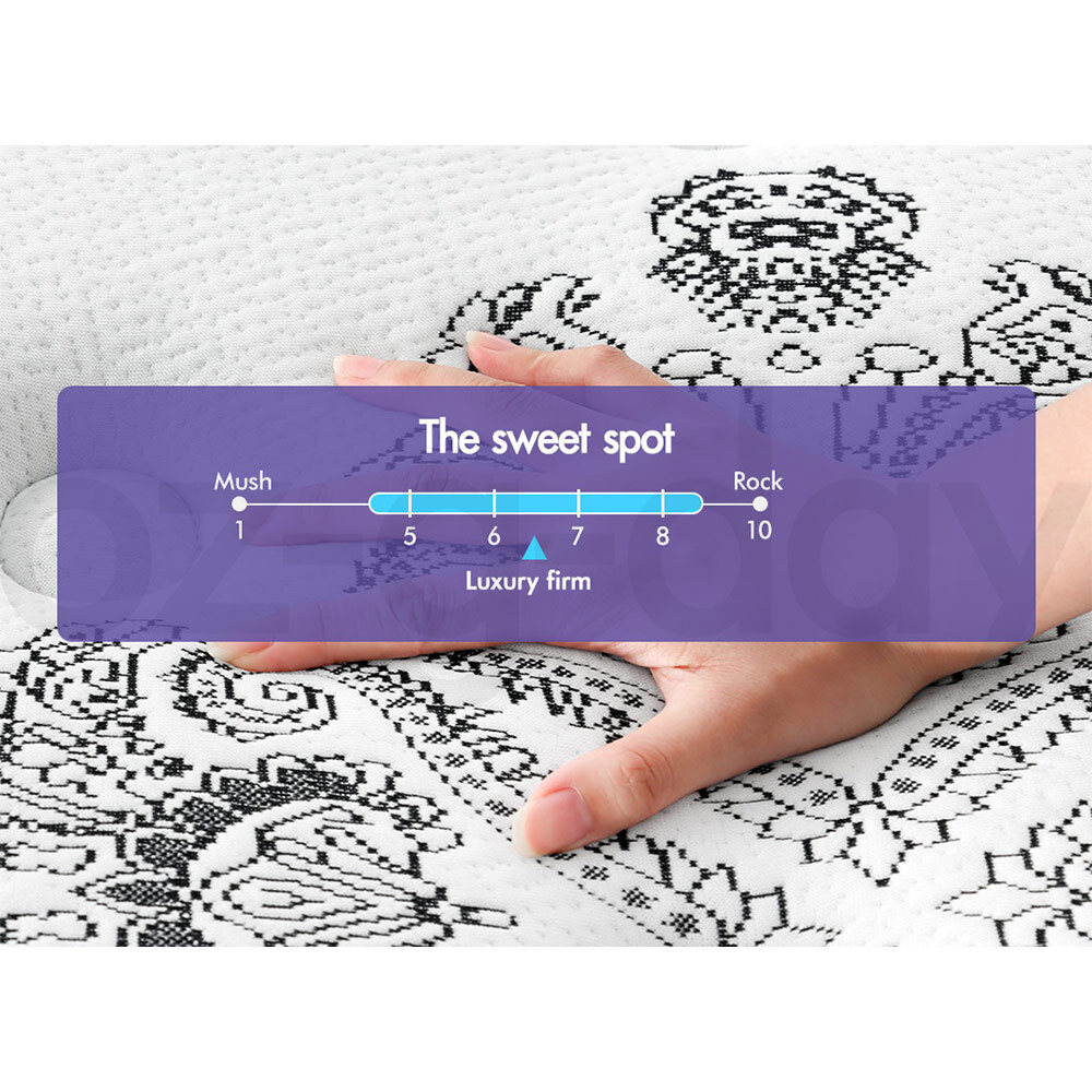 STARRY EUCALYPT Mattress Pocket Spring Latex Cool Gel Foam Queen King Single - Picture 36 of 332