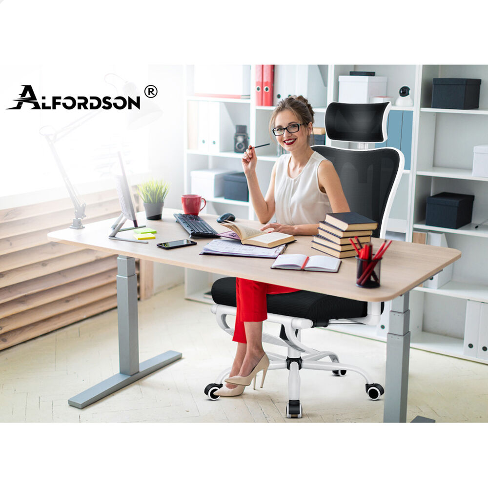 ALFORDSON Mesh Office Chair Executive Computer Fabric Seat Study Work Gaming - Picture 140 of 252