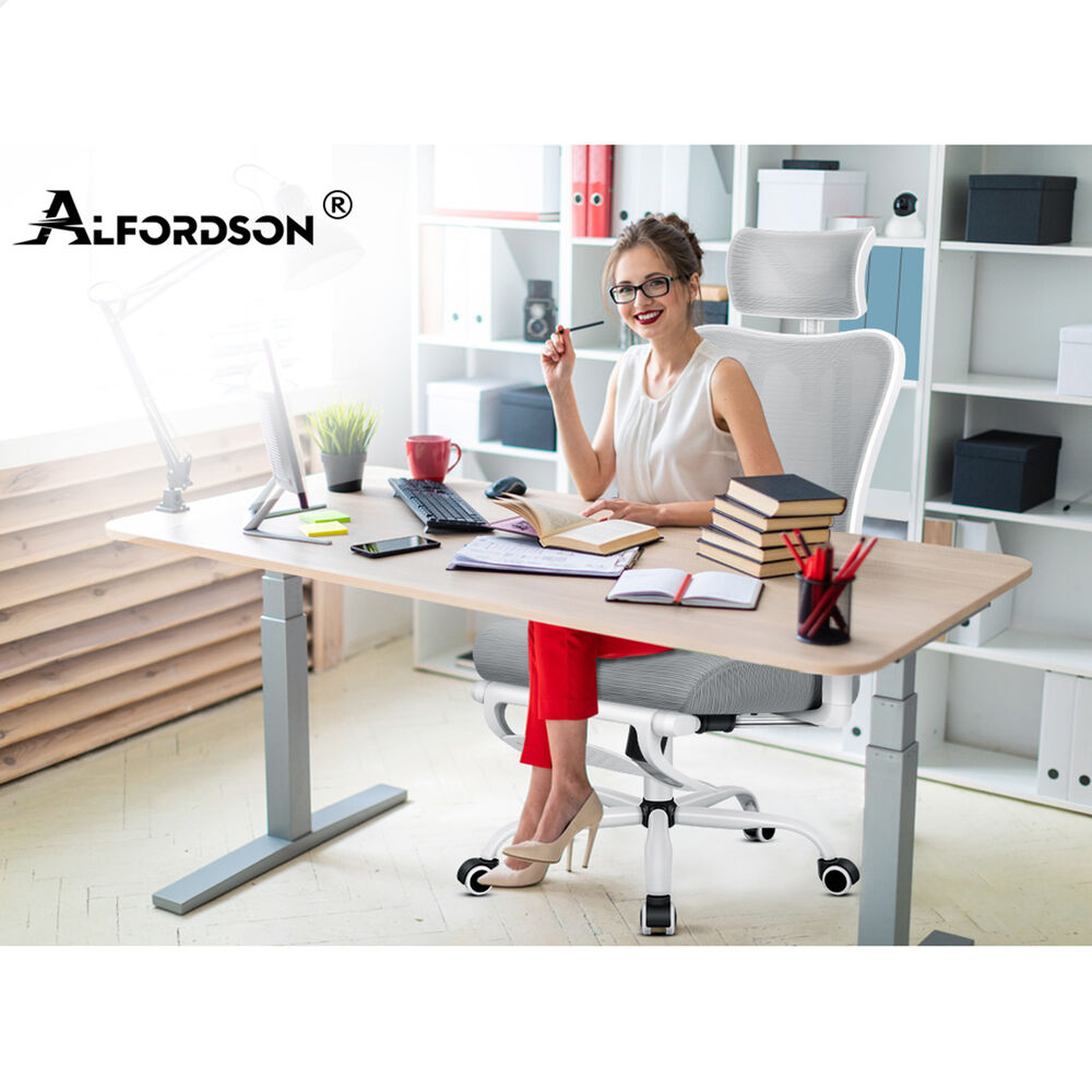 ALFORDSON Mesh Office Chair Executive Computer Fabric Seat Study Work Gaming - Picture 152 of 252