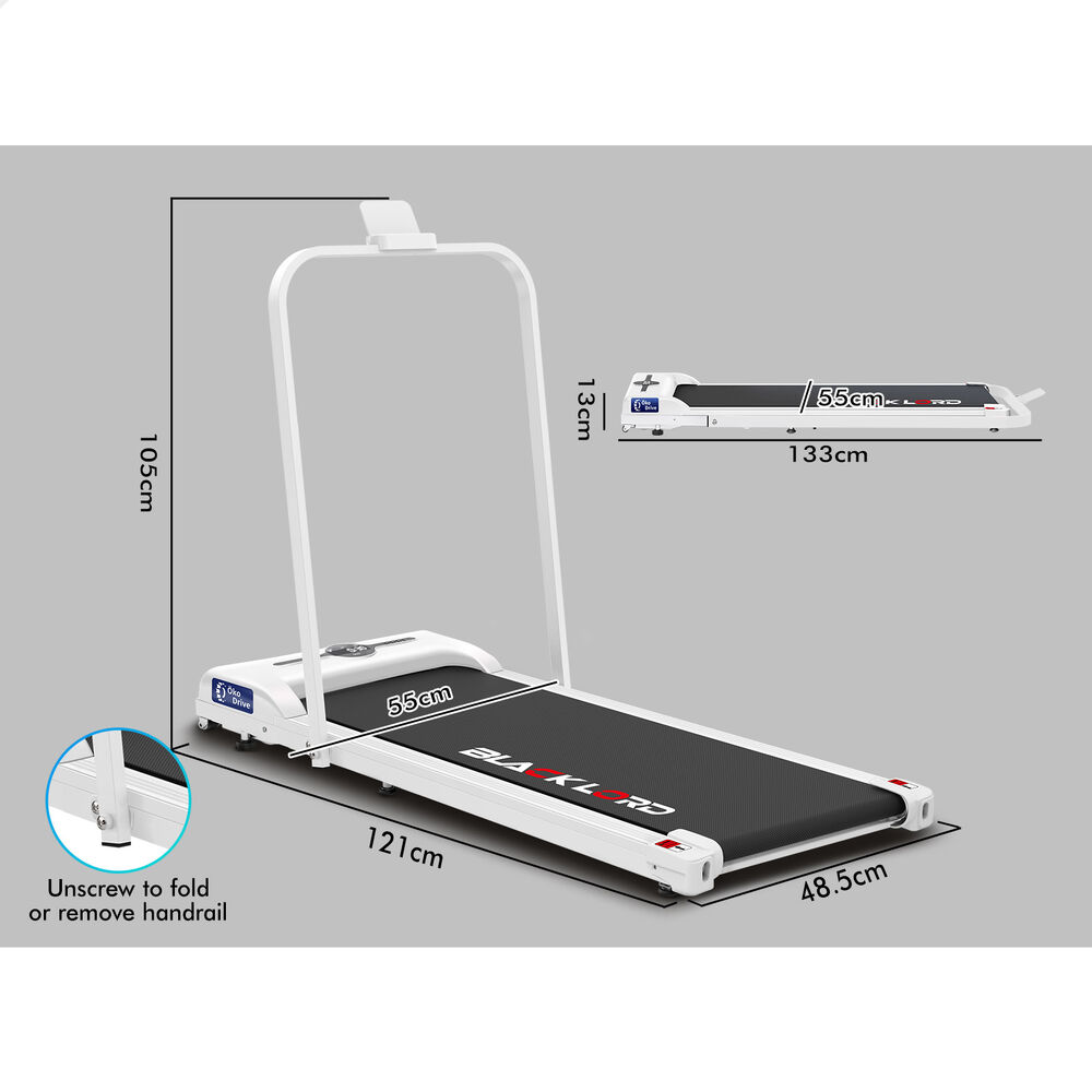 BLACK LORD Treadmill Electric Walking Pad Home Office Gym Fitness Remote Control - Picture 515 of 684