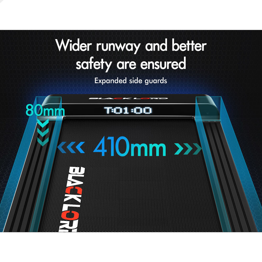 BLACK LORD Treadmill Electric Walking Pad Home Office Gym Fitness Remote Control - Picture 47 of 564