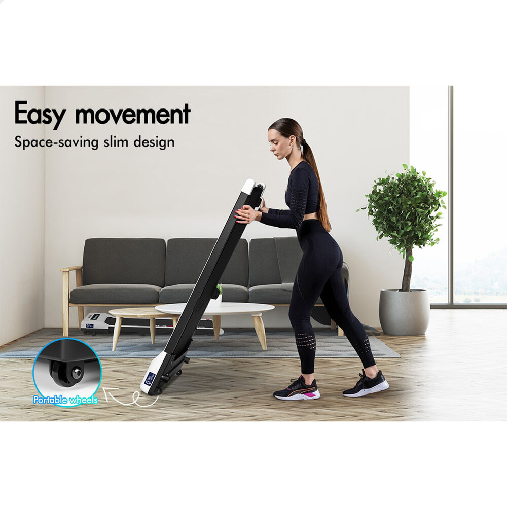 BLACK LORD Treadmill Electric Walking Pad Under Desk Home Gym 400mm Black - Picture 48 of 97