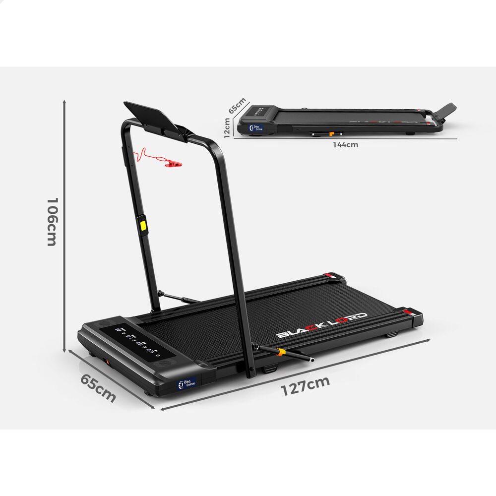 BLACK LORD Treadmill Electric Walking Pad Home Office Gym Fitness Remote Control - Picture 179 of 564