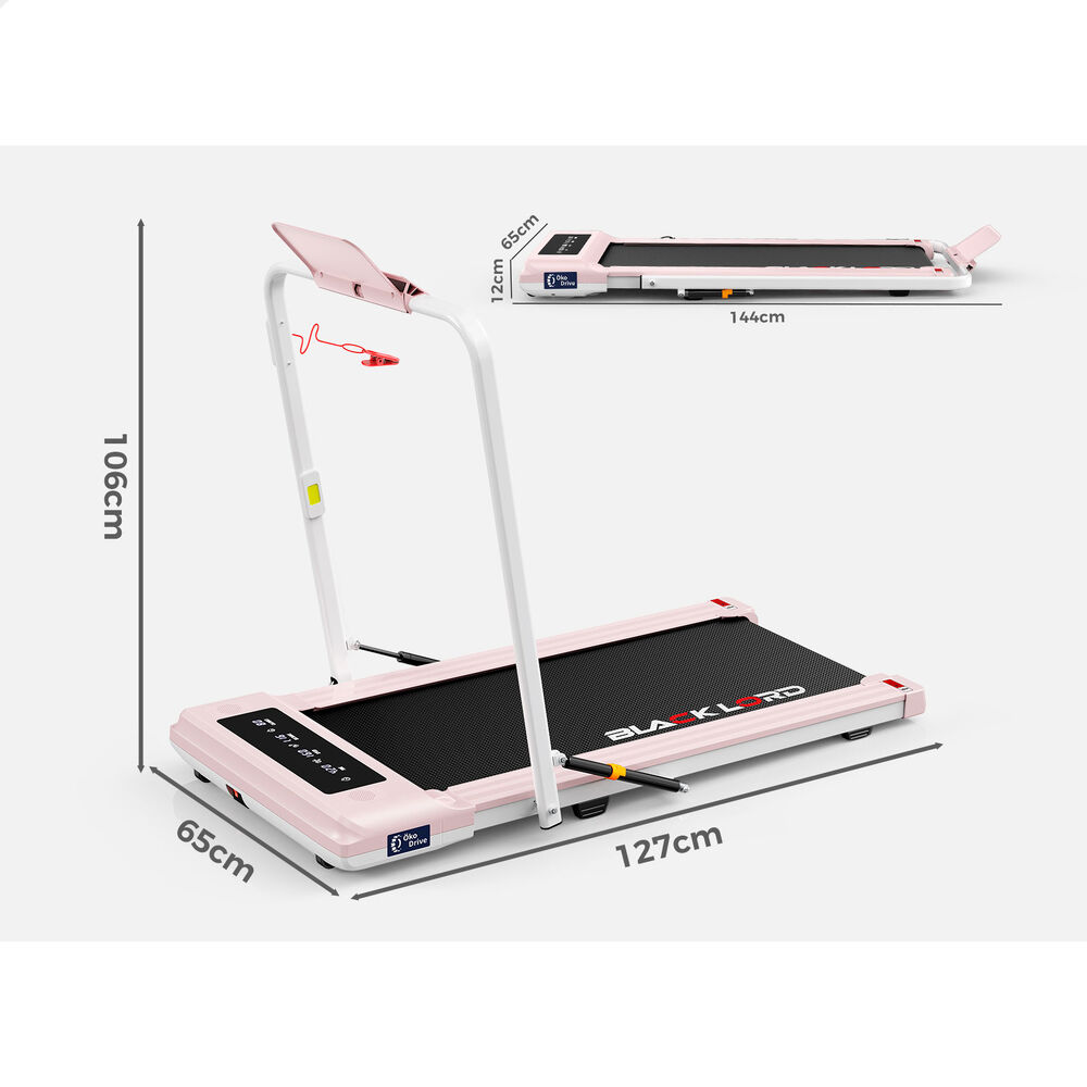 BLACK LORD Treadmill Electric Walking Pad Home Office Gym Fitness Remote Control - Picture 203 of 564