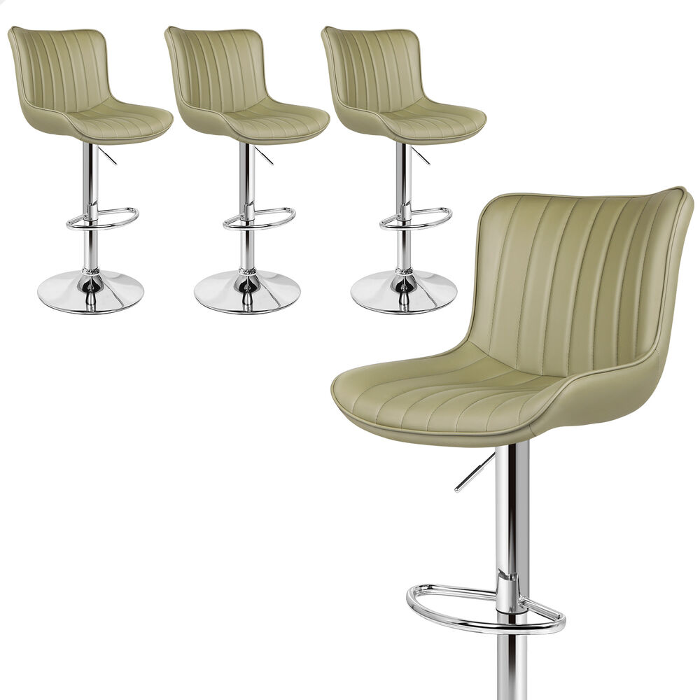 ALFORDSON Bar Stools Kitchen Swivel Dining Chairs Gas Lift Leather/Fabric - Picture 368 of 1,456
